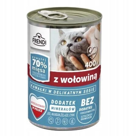 FRENDI Can wet cat food mix of flavors 36 x 400g Age of the animal adult cats