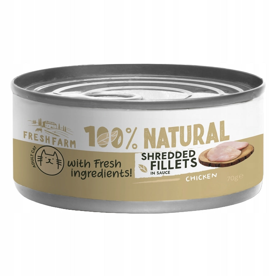 FRESH FARM FILLET WITH CHICKEN IN SAUCE 70G