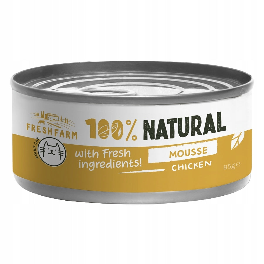 FRESH FARM MOUSSE CHICKEN 85G