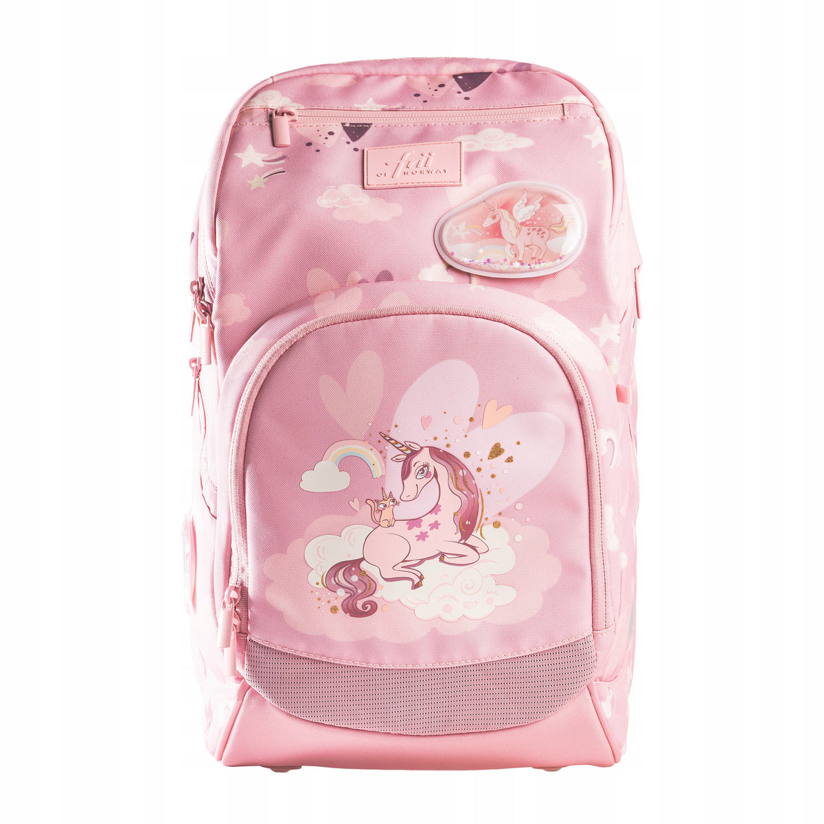 FRII OF NORWAY ERGONOMICKÁ ŠKOLSKÁ TAŠKA EXPAND 20-25 L - UNICORN PINK