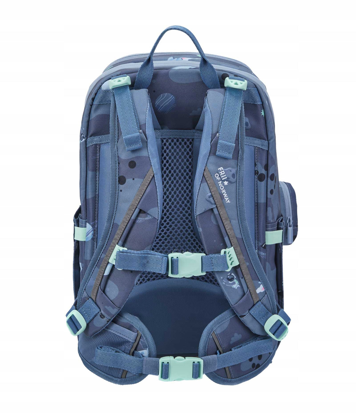 FRII OF NORWAY ERGONOMICKÁ ŠKOLSKÁ TAŠKA FRII EASY 22 L - ASTRONAUT DENIM Packaging status original
