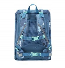 FRII OF NORWAY ERGONOMICKÁ ŠKOLSKÁ TAŠKA RETRO 22 L - ASTRONAUT BLUE DENIM Packaging status original