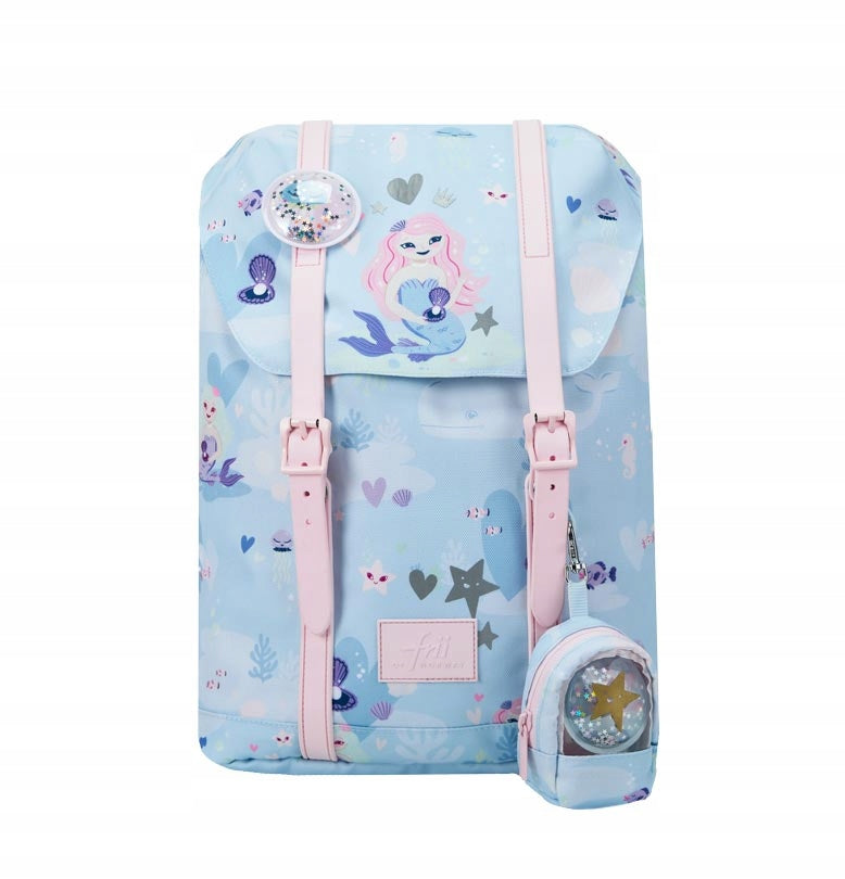 FRII OF NORWAY ERGONOMICKÁ ŠKOLSKÁ TAŠKA RETRO 22 L - MERMAID BLUE