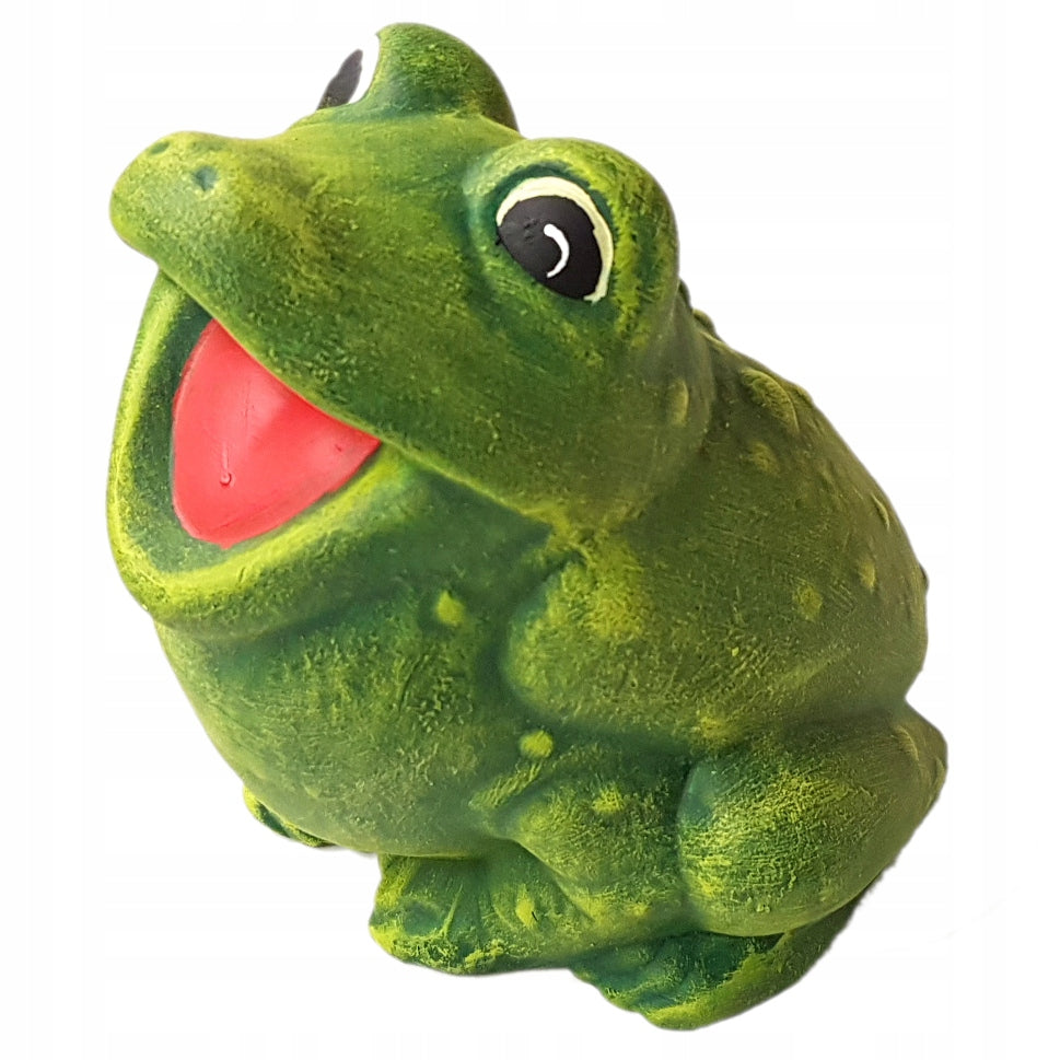FROG FIGURINE GARDEN DECORATION FOR PLOT Manufacturer code figurka do ogrodu żaba ceramiczna Ania