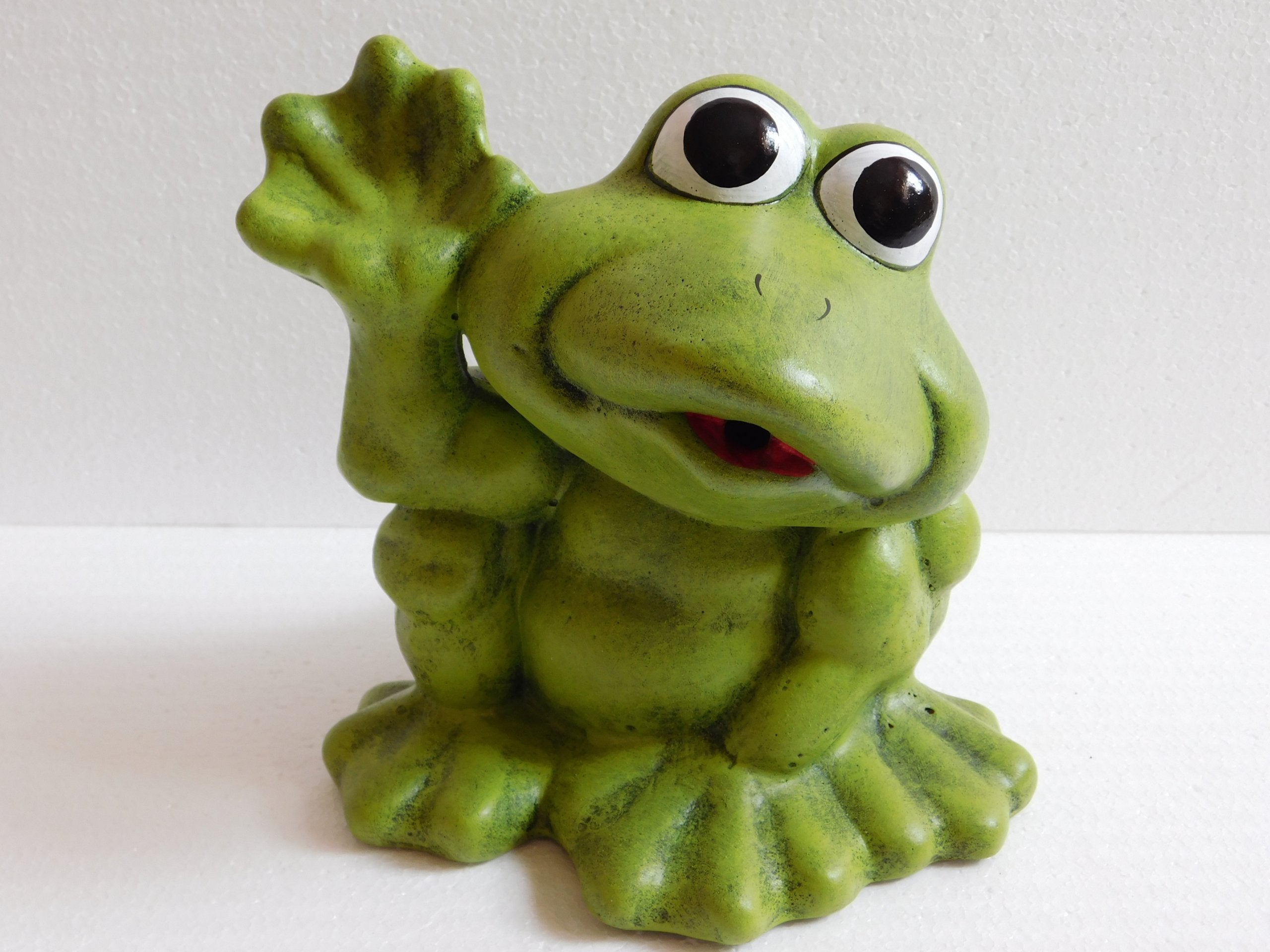 FROG FIGURINE GARDEN GIFT DECORATION