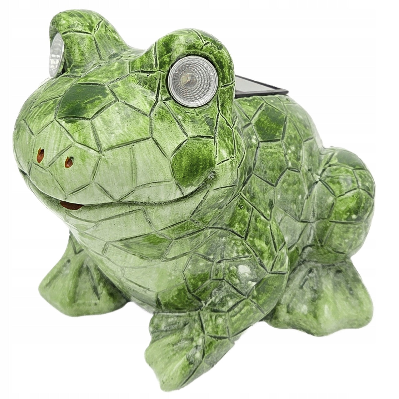FROG GARDEN FIGURINE SOLAR LED FIGURE GARDEN ORNAMENT GLOWING 13X14X15cm Manufacturer code QNCH-30