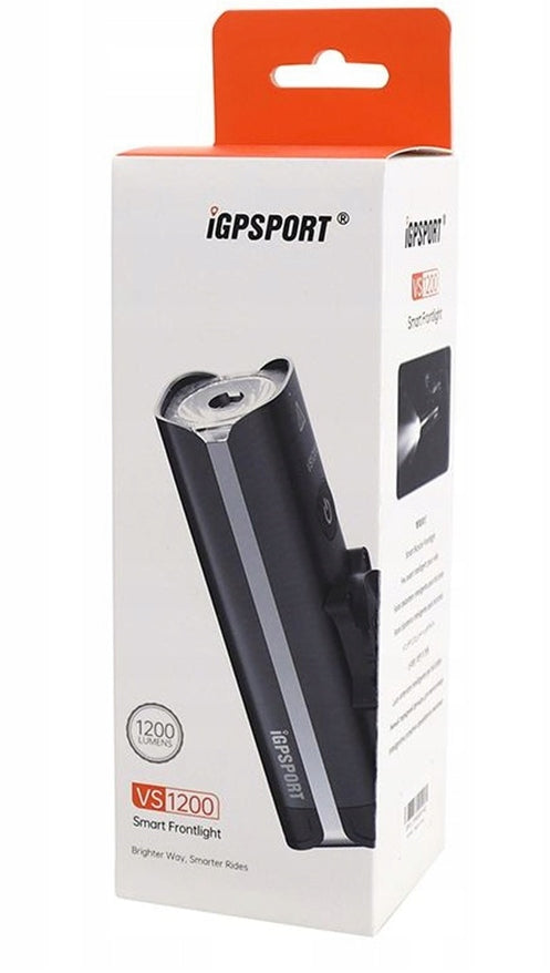 FRONT BICYCLE LIGHT SMART IGPSPORT VS1200 WITH HANDLE M80 1200LM Manufacturer code LAMPKA ROWEROWA PRZEDNIA IGPSPORT VS1200