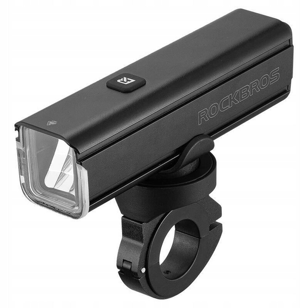 FRONT BICYCLE LIGHT STRONG ROCKBROS 1000LM, IPX6, 4500mAh USB-C BLACK Manufacturer code RHL-1000
