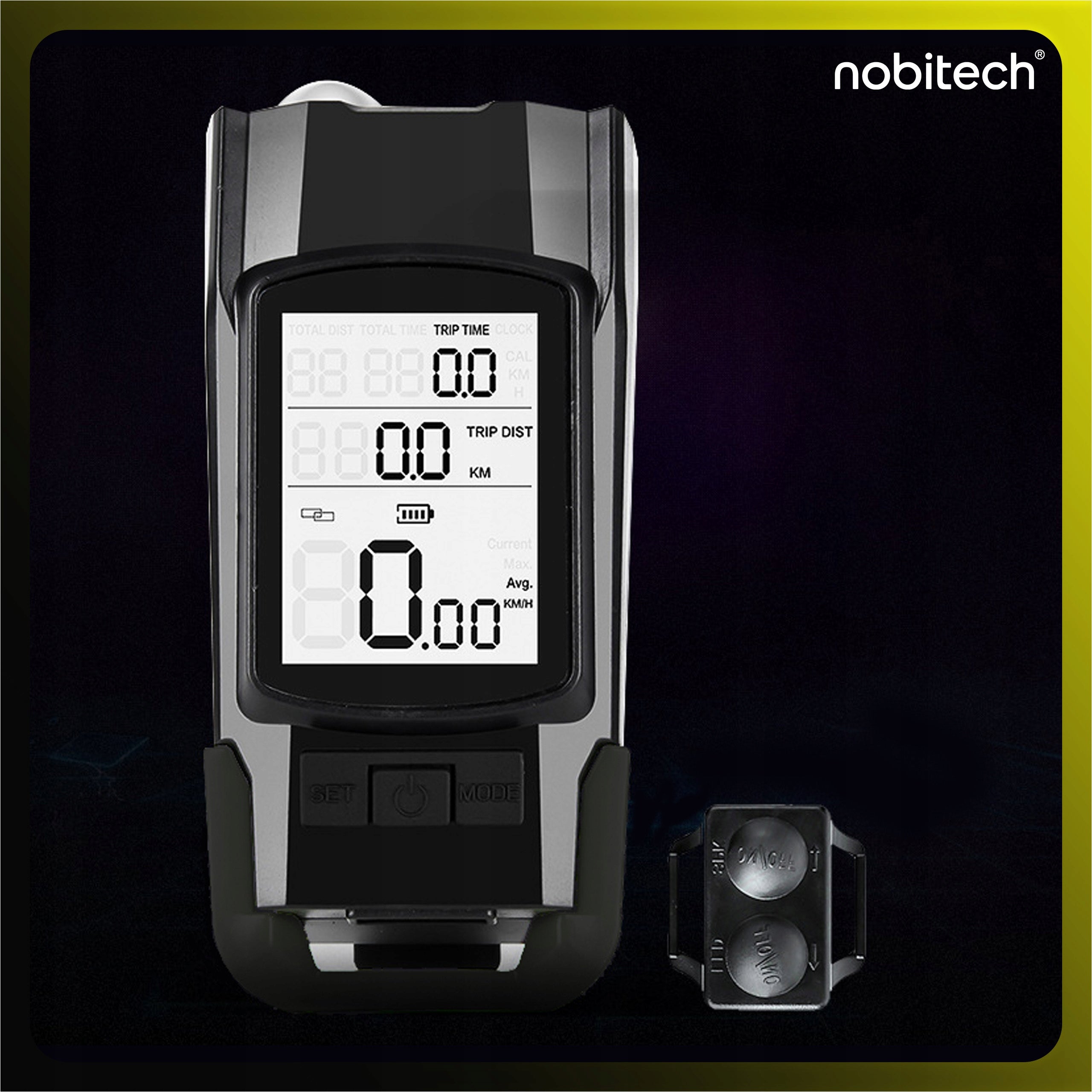 FRONT BICYCLE LIGHT WITH COUNTER BELL HORN 3IN1 FRONT LED AKU USB Packaging status original