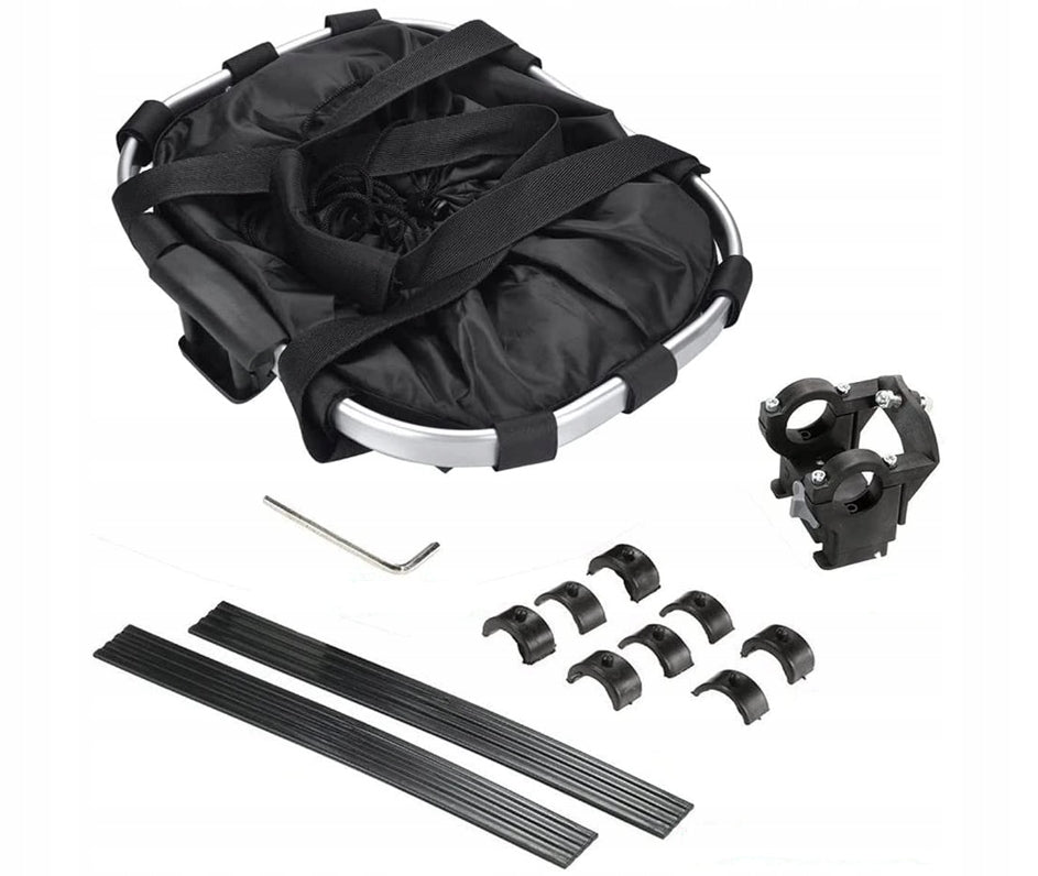 FRONT BIKE BACKPACK FOR DOG CAT STRONG BIKE BAG UP TO 5KG Color black
