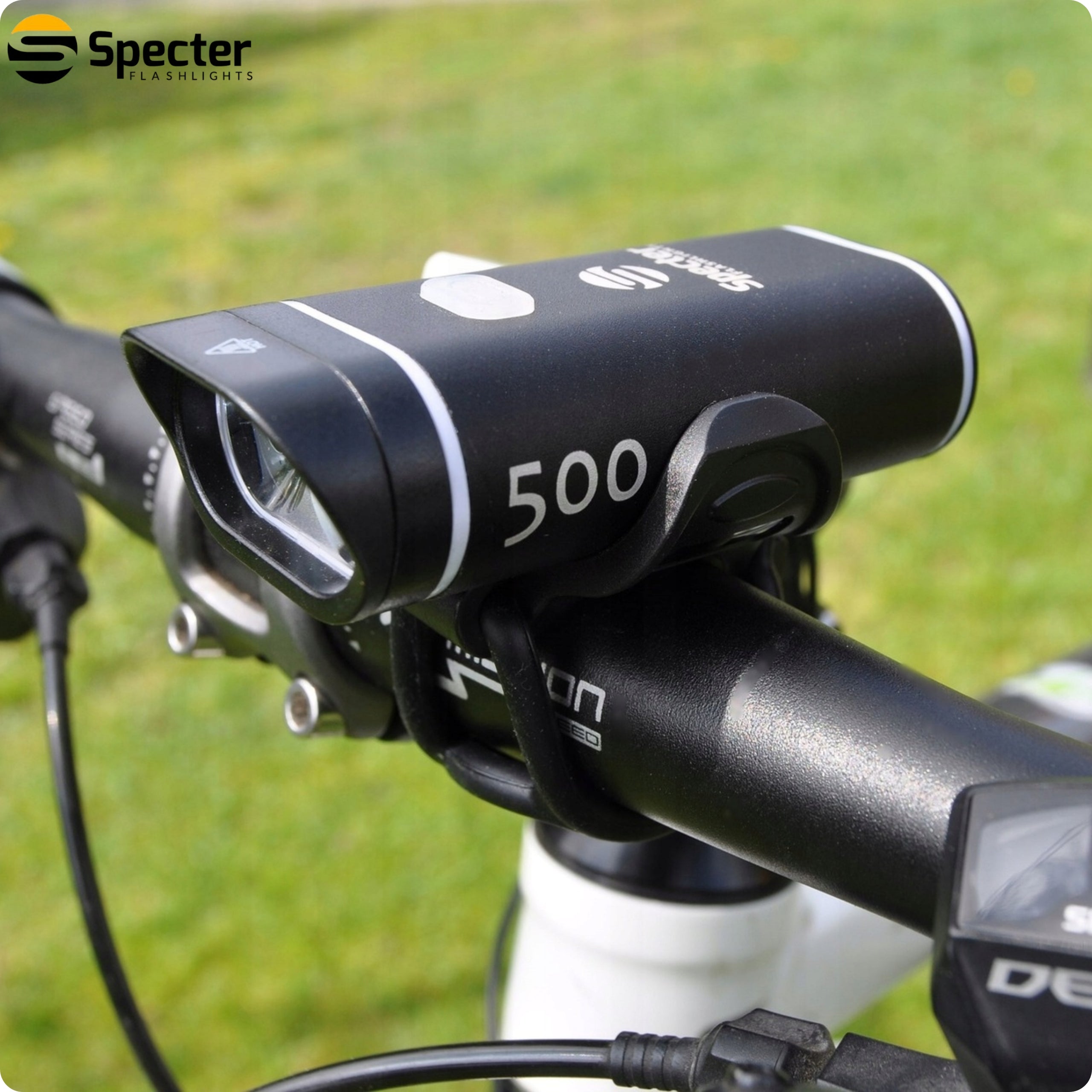 FRONT BIKE LIGHT LED USB C Specter USB C XPG500 ALUMINUM 500lm Light source LED