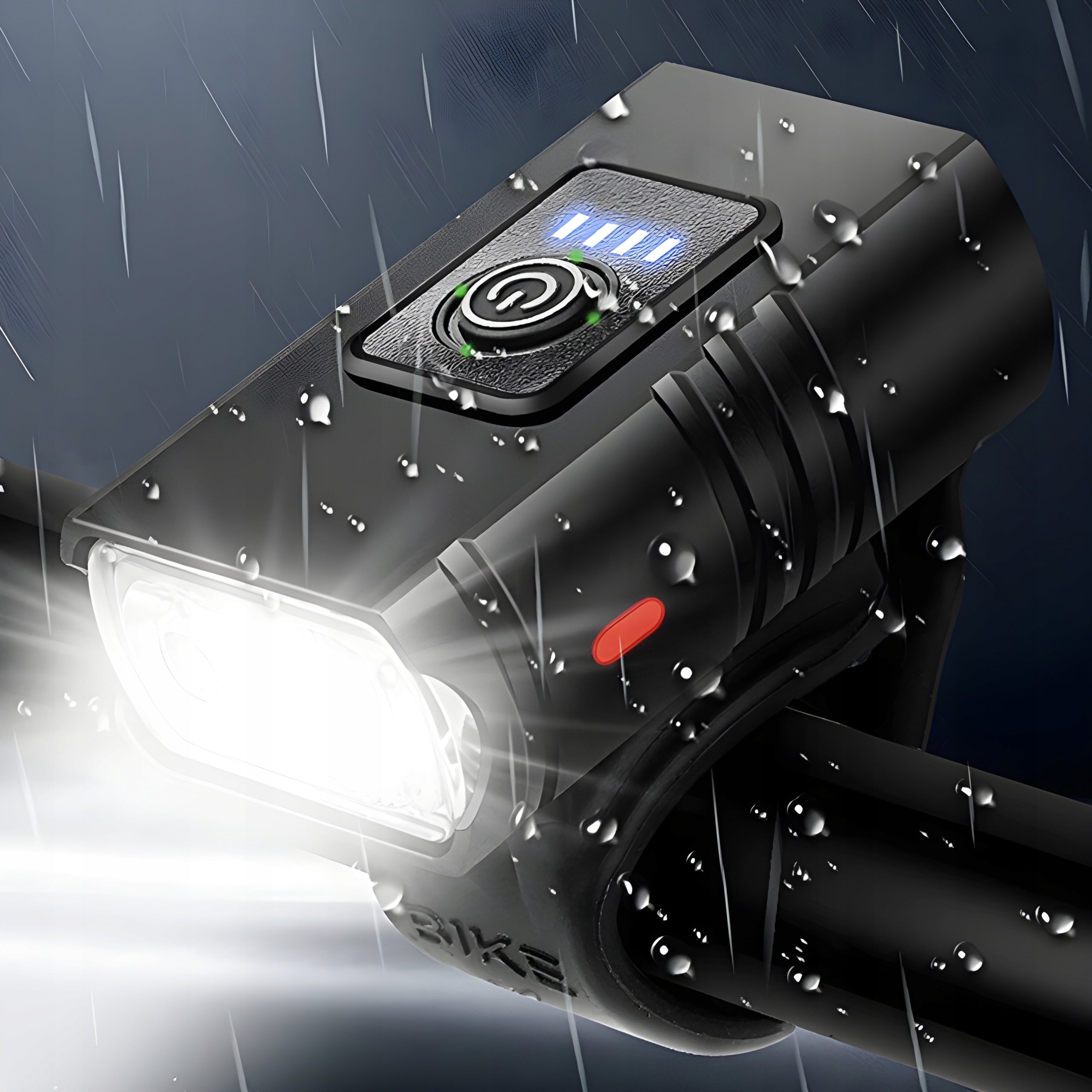 FRONT LED BICYCLE LIGHT POWERFUL RECHARGEABLE FOR BICYCLE LED Modes Packaging status original