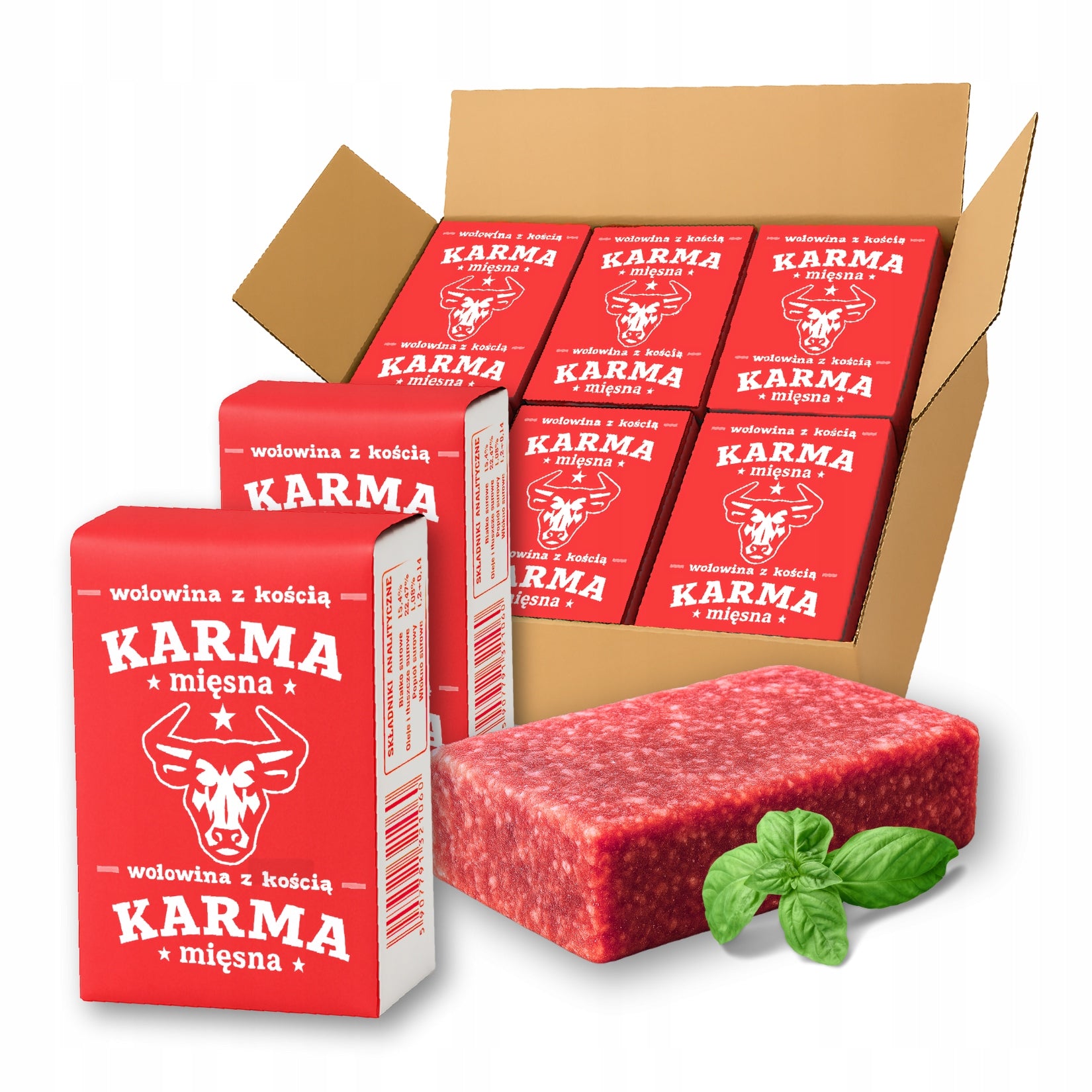 FROZEN MEAT FOR DOG BEEF Z/K 10kg beef food Dyzio raw BARF