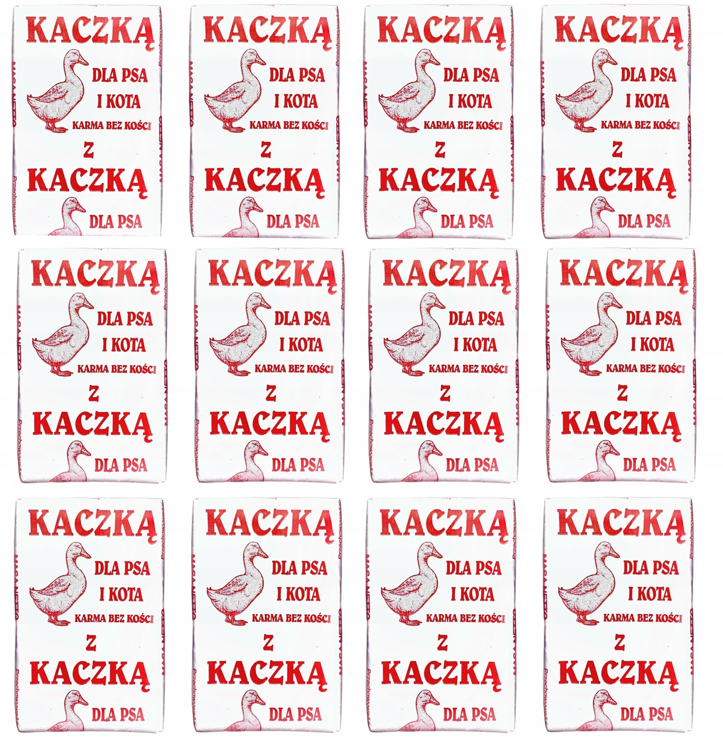 FROZEN MEAT FOR DOG BONELESS DUCK BARF CUBES DUCK FOOD 10KG Packaging status original
