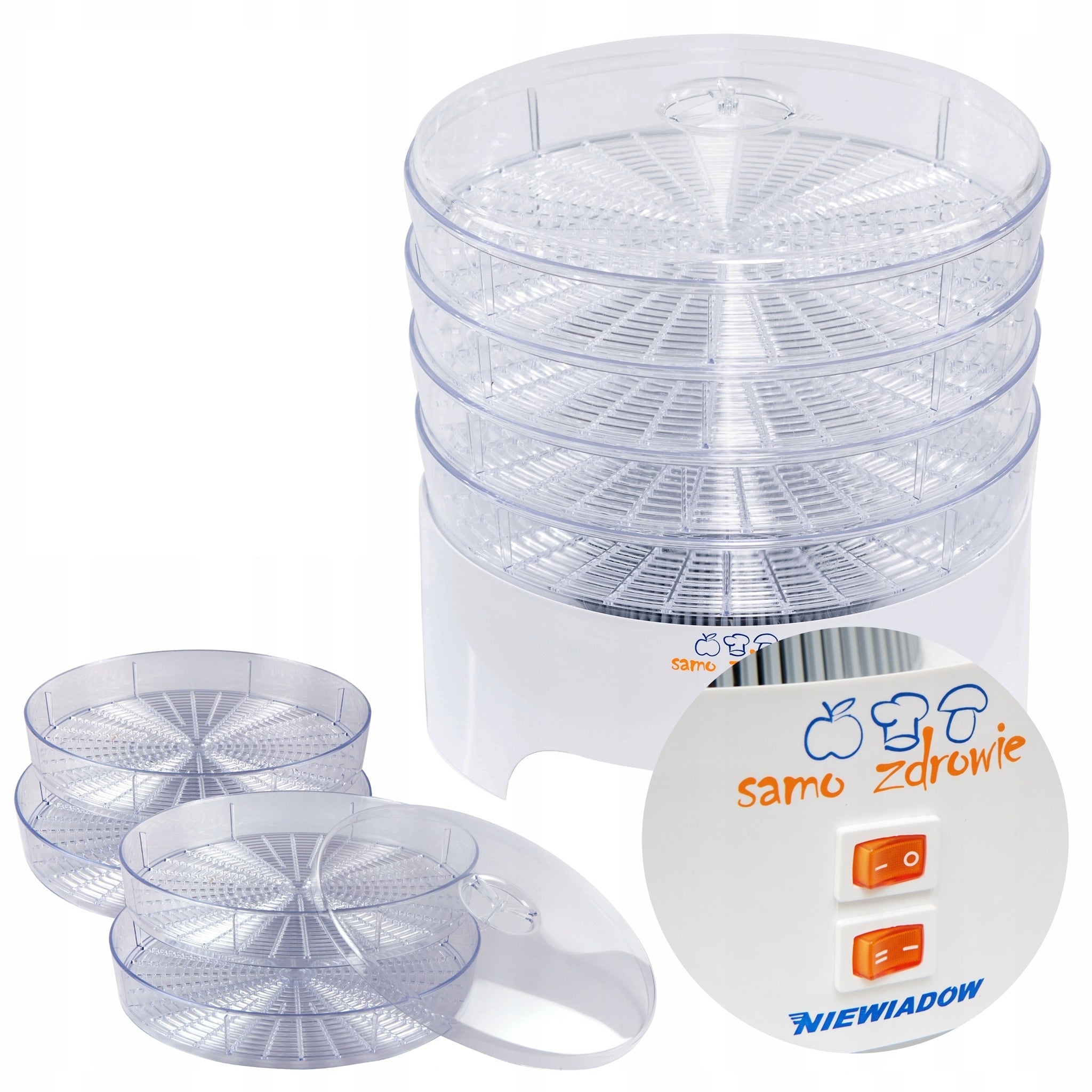 FRUIT MUSHROOM DRYER HERBS NIEWIADÓW 500W PRODUCED in Poland Packaging status original
