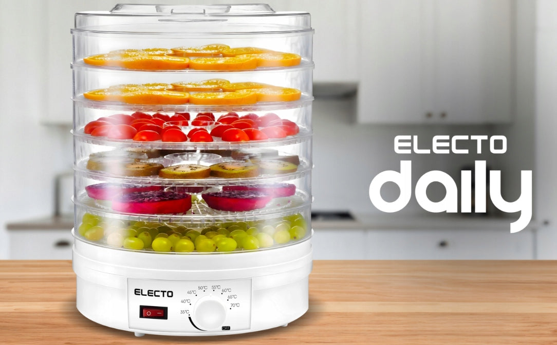 FRUIT MUSHROOM DRYER VEGETABLE HERBS FOOD STRONG 500W LARGE XXL 6 SIT Brand Electo