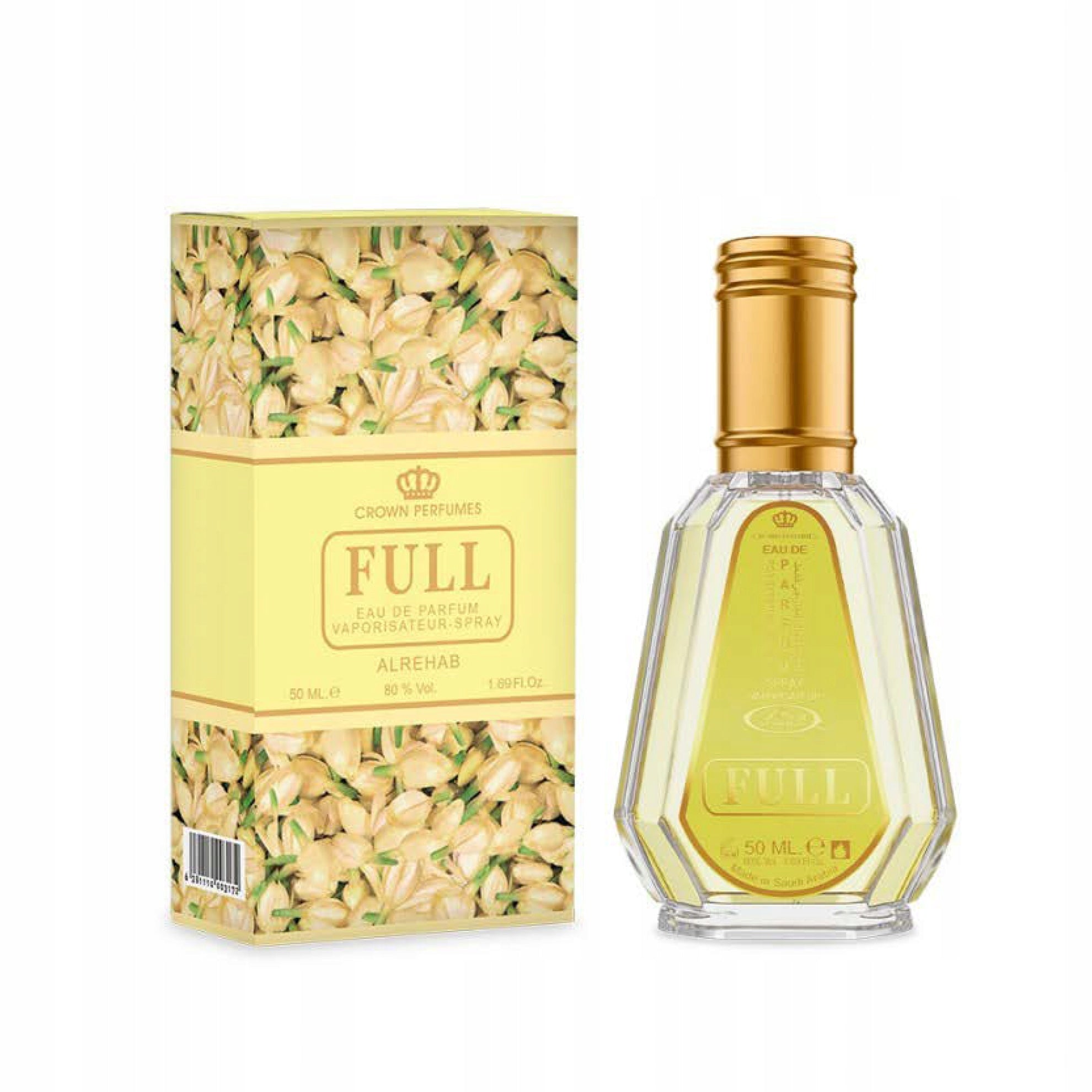 FULL ARABIC JASMINE EXPRESSIVE FLORAL PERFUME 50 ml AL REHAB EDP Packaging status original