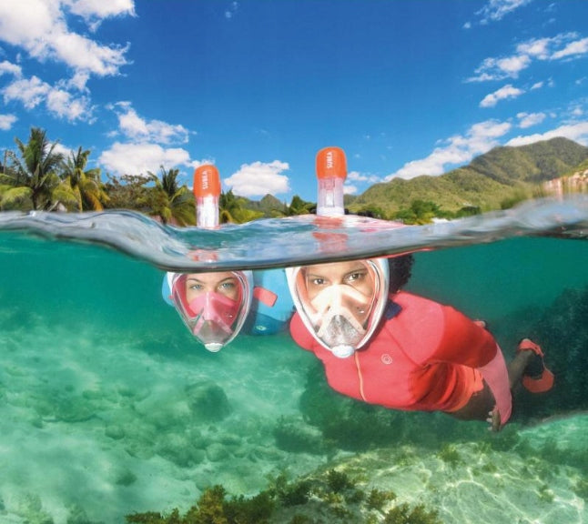 FULL FACE MASK FOR BREATHING SNORKELING DIVING SUBEA # M/L Gender unisex product