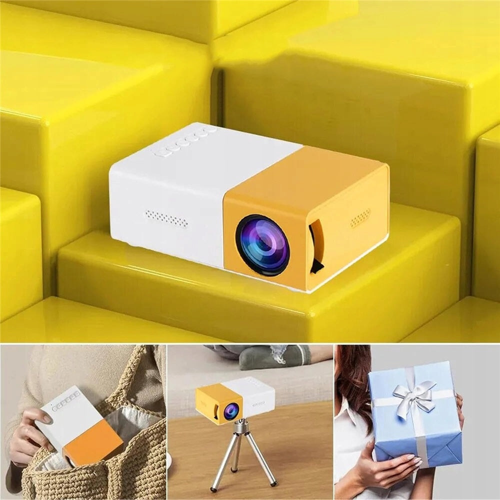 FULL HD PROJECTOR, PORTABLE MINI PROJECTOR FOR HOME THEATER, MOVIES, GAMES Basic resolution (px) other