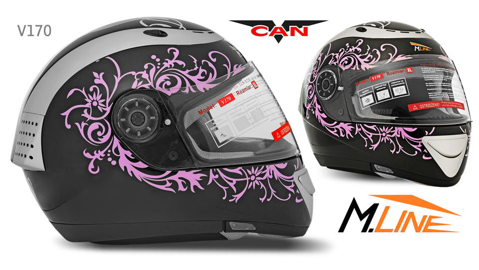 FULL INTEGRAL HELMET V170 BLACK BLEND XL Manufacturer no brand