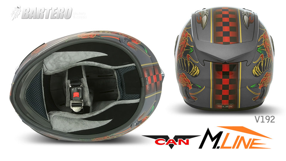 FULL INTEGRAL HELMET V192 GREY LIA XL EAN (GTIN) 5900774859598
