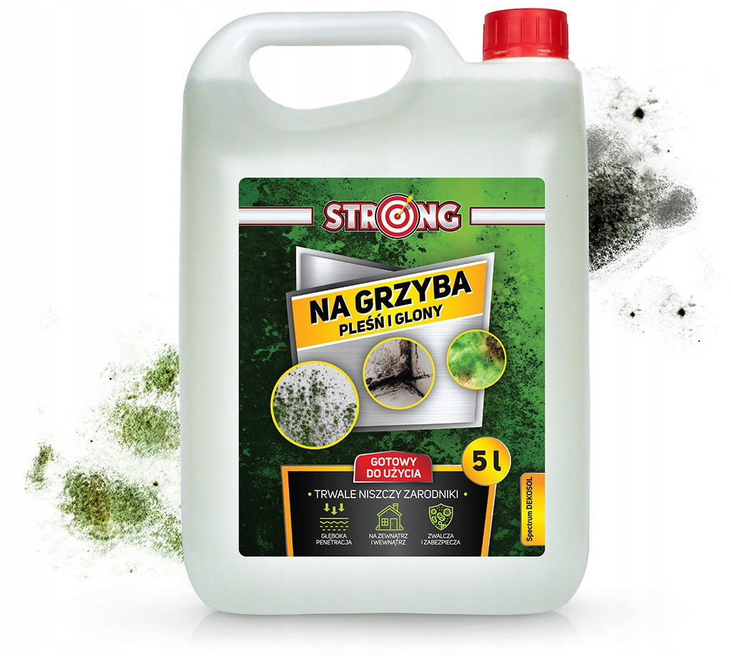 FUNGAL MOLD AGENT PROTECTS WALL FACADES AGAINST MOLD STRONG 5L