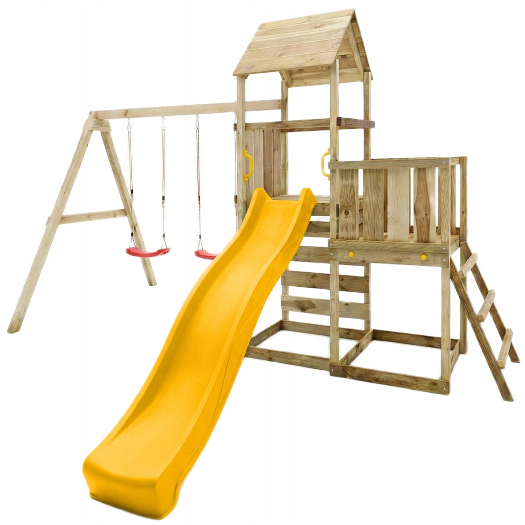 FUNGOO SQUARE TOYS WOODEN GARDEN MAXPLAY 3.2 SWING X2 COTTAGE