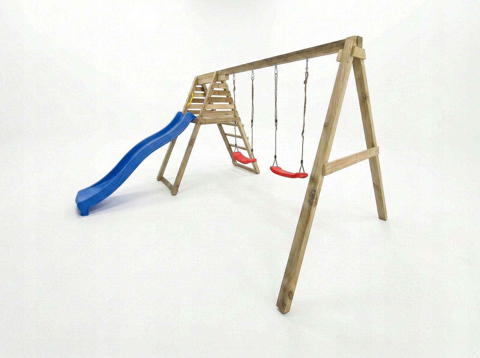 FUNGOO SQUARE TOYS WOODEN GARDEN MAXPLAY GYM SWING X2 SLIDE Kid's age 3+ years