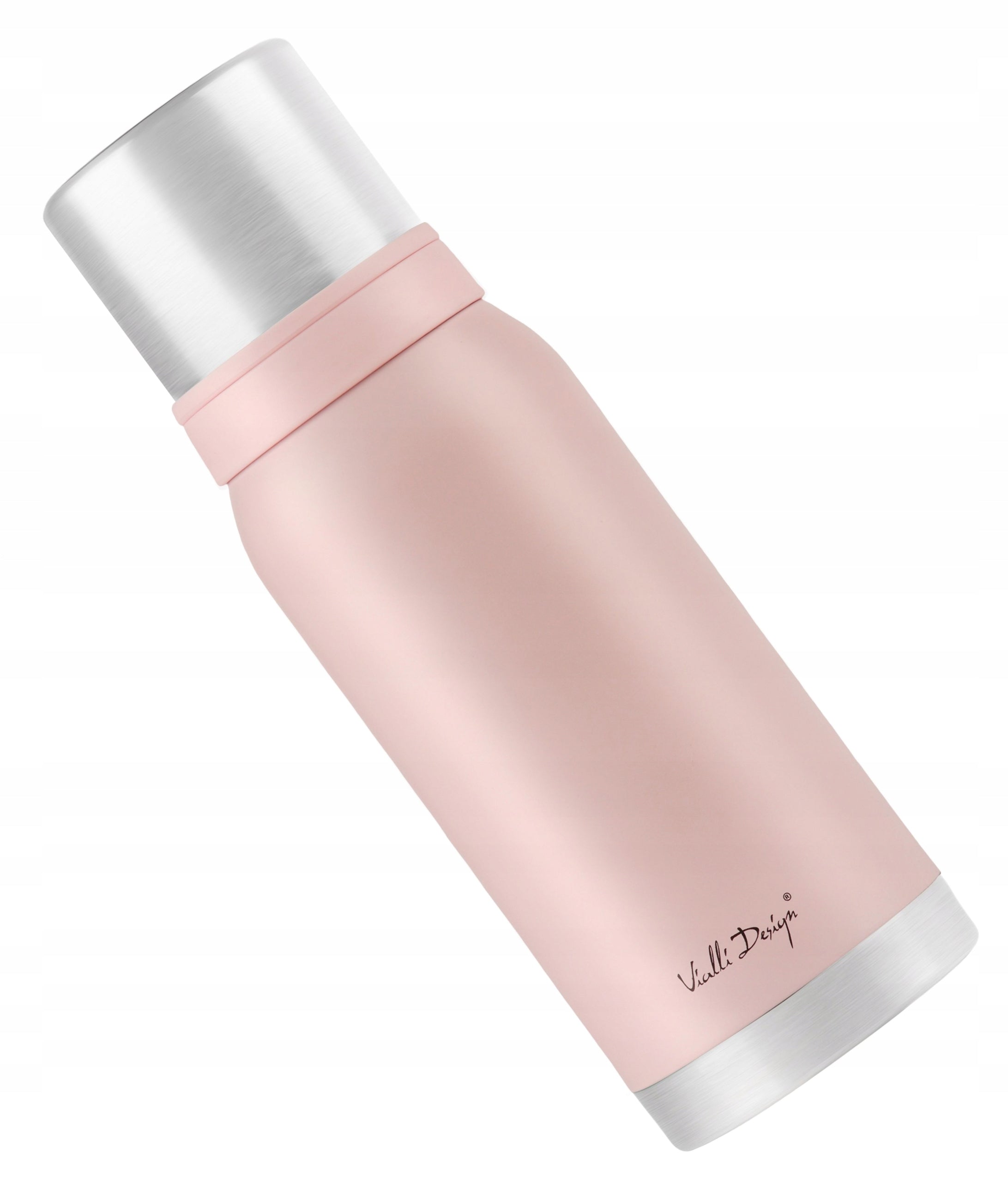 FUORI THERMOS STEEL VACUUM TRAVEL COFFEE TEA CUPS 1L Color pink