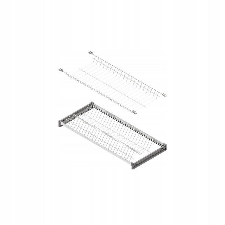 FURNITURE DISH DRYER FOR CABINET WITH AN EXTERNAL LENGTH OF 50 CM COATED