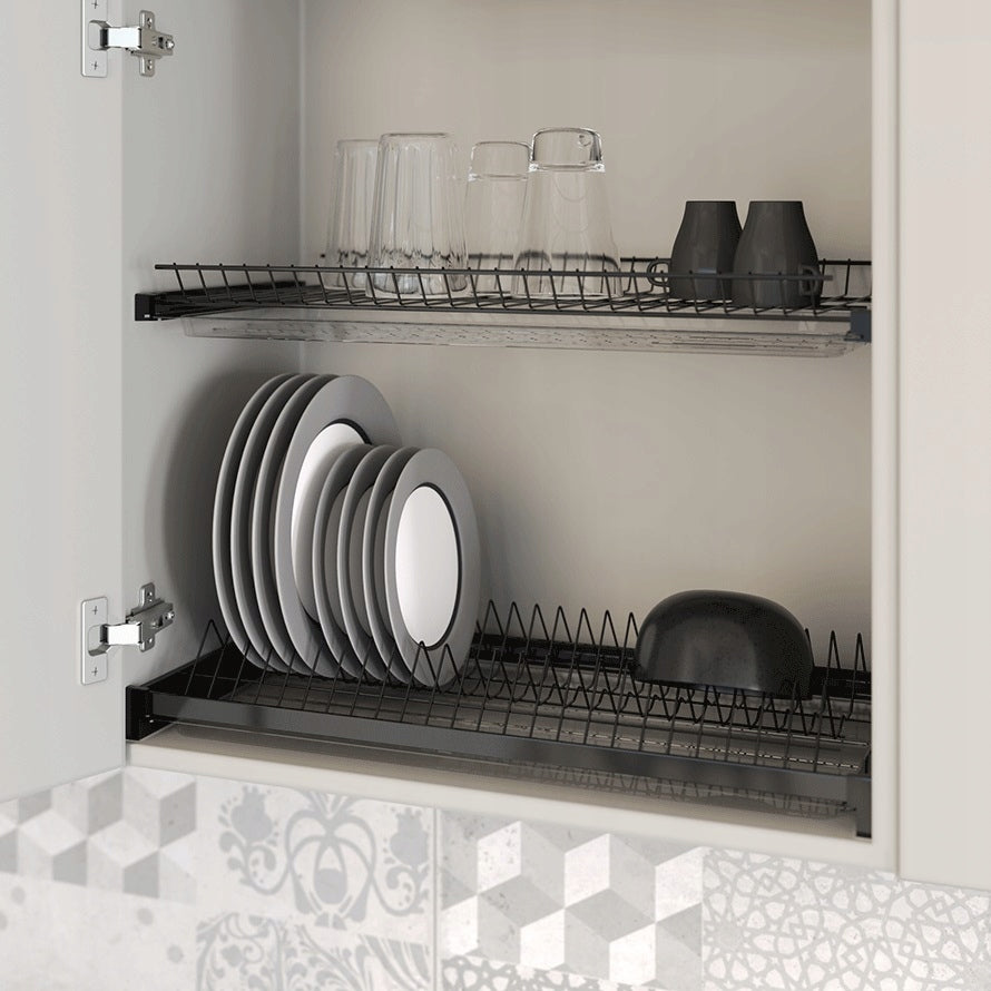 FURNITURE DISH DRYER WITH EXTERNAL CABINET LENGTH 40 CM STAINLESS Brand Rejs