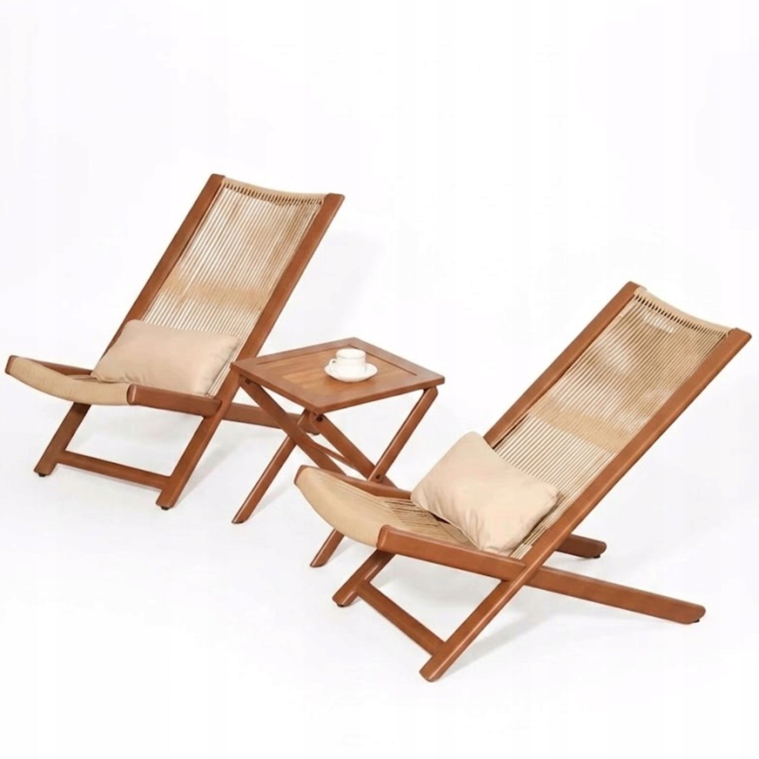 FURNITURE GARDEN SET FOLDING TABLE CHAIRS FOLDING ON TARS BALCONY 2x+1 Manufacturer code 5905523061123