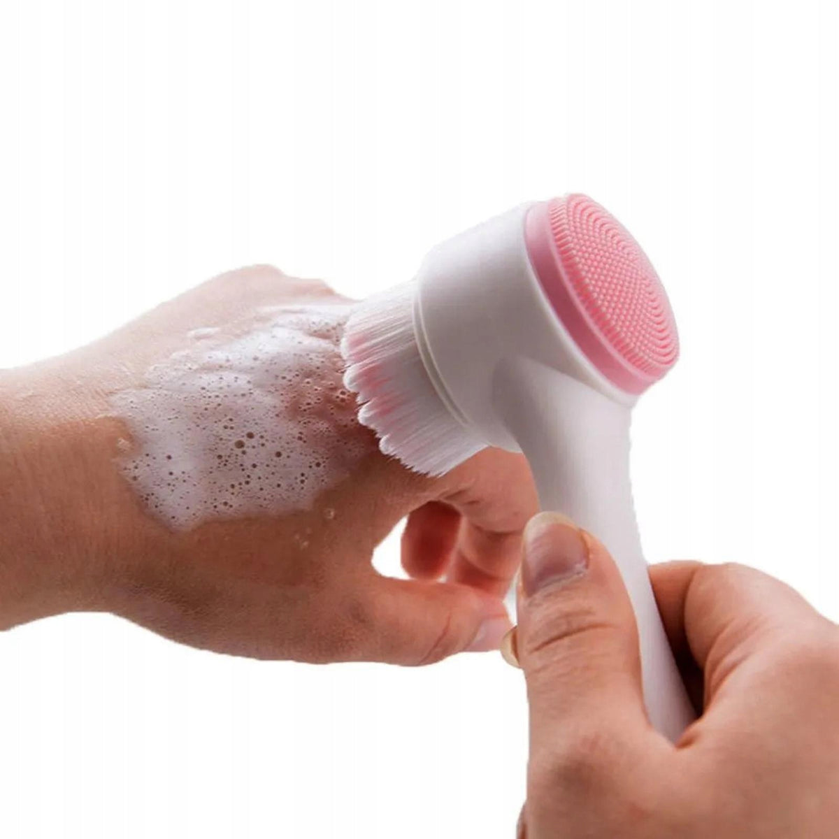 Face Brushes for Cleansing Deep Cleansing Flexible for Face Care Pink