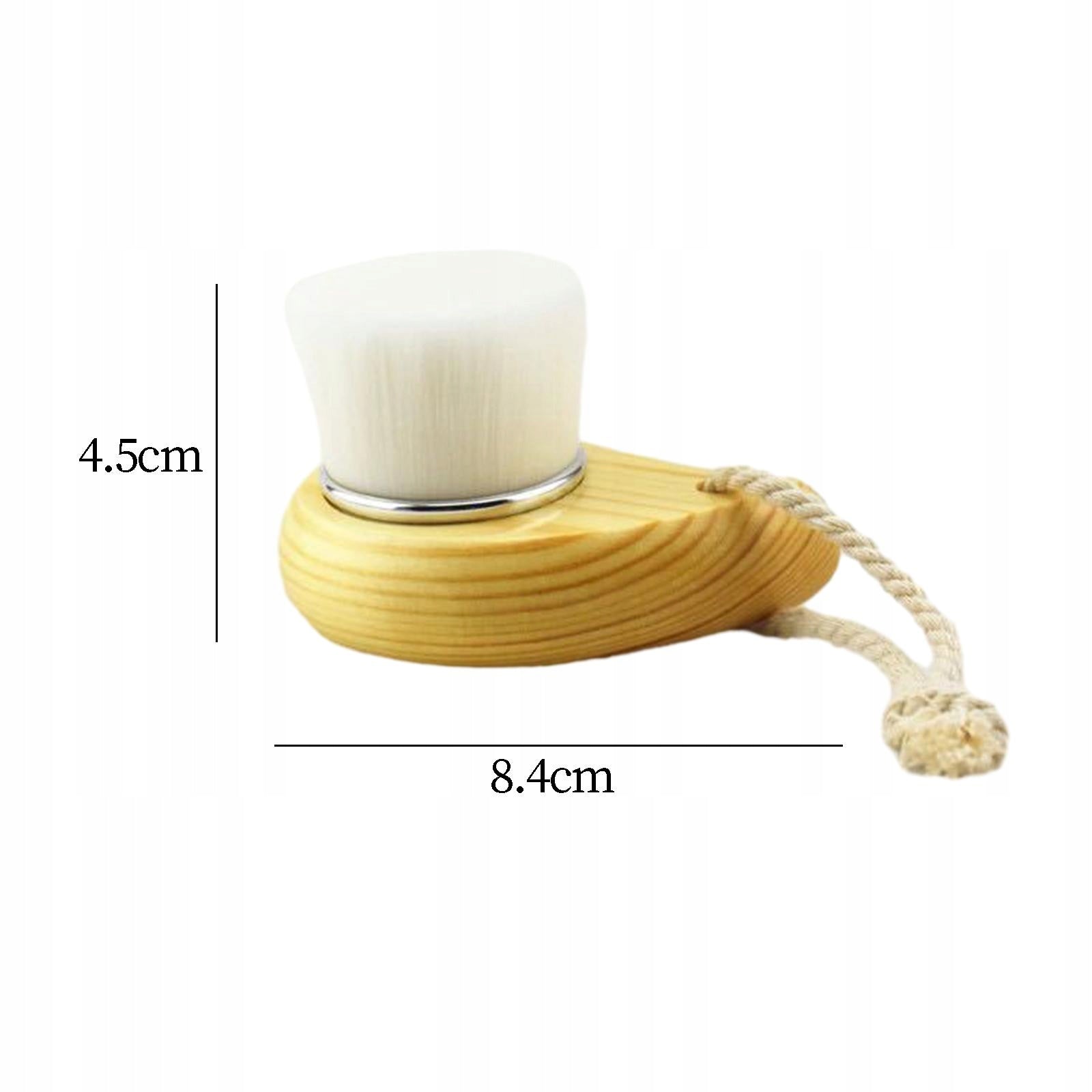 Face Cleaning Brush Wood Handle Face Wash Brush for Applying Style A Medical device no