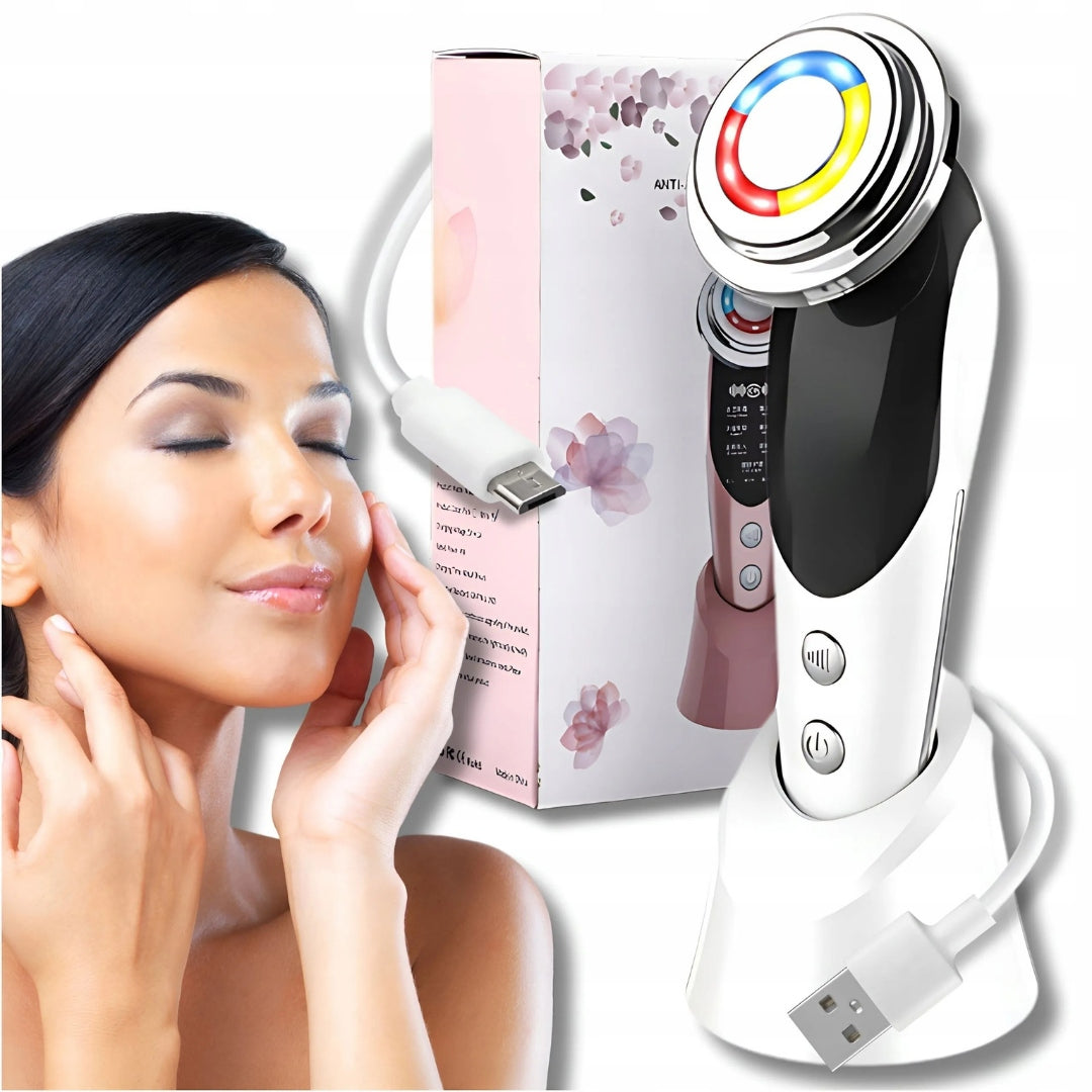 Face Lifting Device EMS RF LED 7in1 Anti-aging Wrinkles Massager EAN (GTIN) 5906657649935