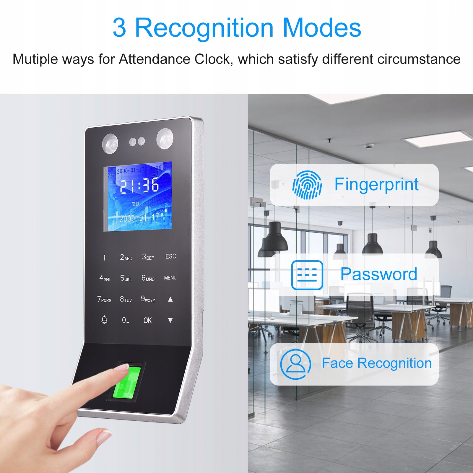 Face Recognition Fingerprint Password Computer Presence 1O Brand no brand