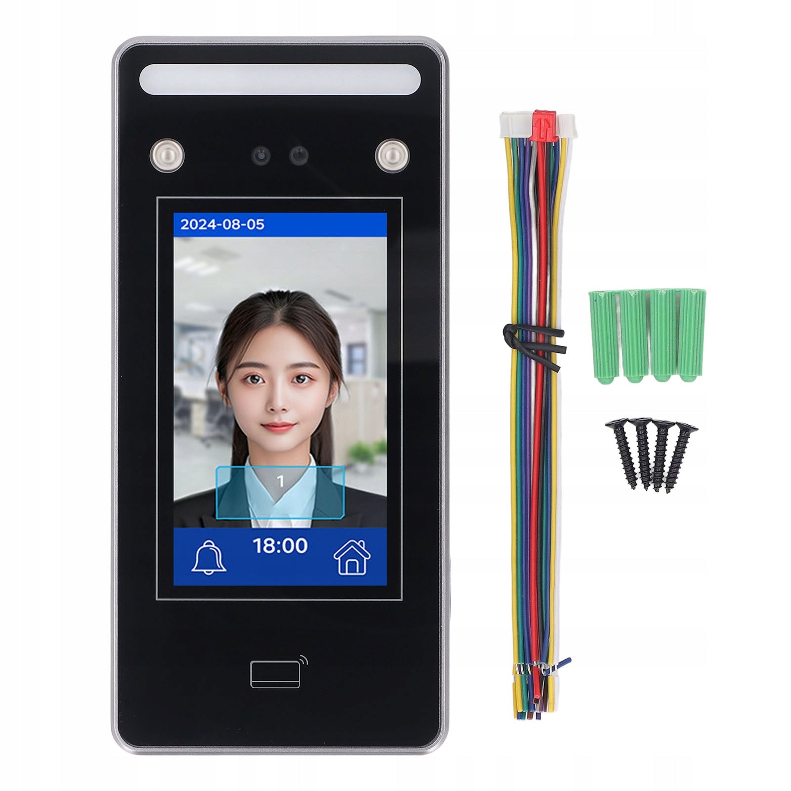 Face recognition attendance machine for employees Visible UA