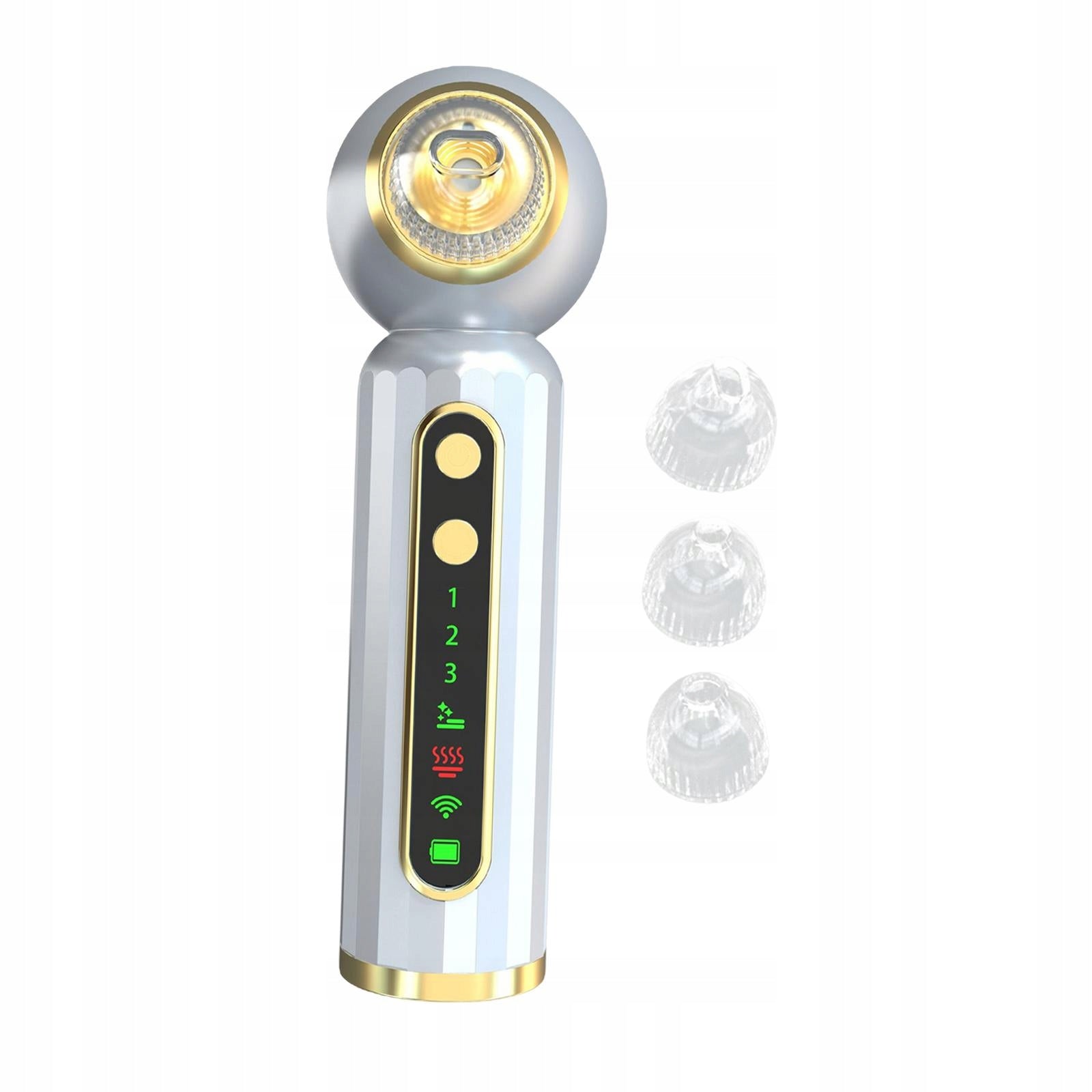Facial Blackhead Remover Vacuum Blackhead Suction Tool with Heating Visual Medical device no