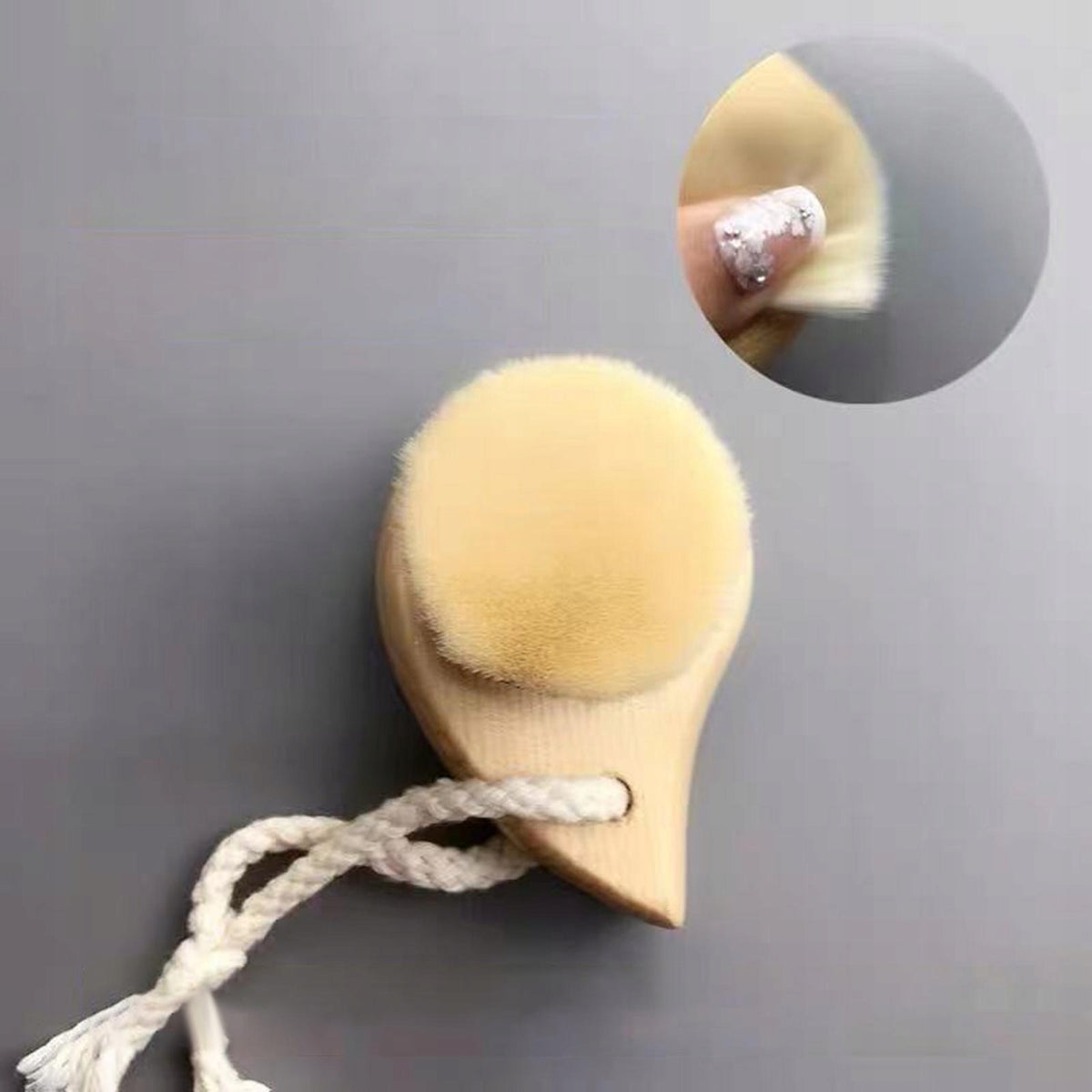 Facial Cleansing Brush Facial Brush for Applying Foundation Makeup Style B