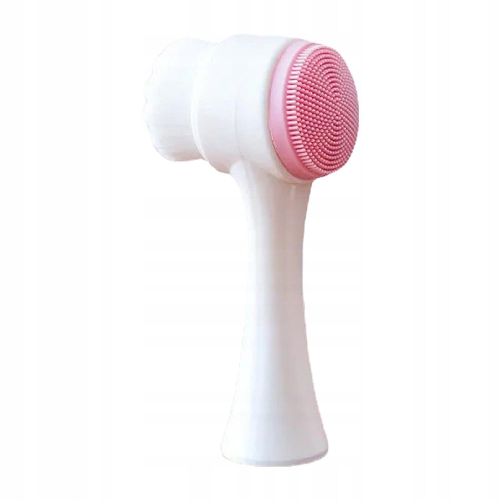 Facial Cleansing Brush Flexible Portable Manual Cleaning Beauty Pink Medical device no