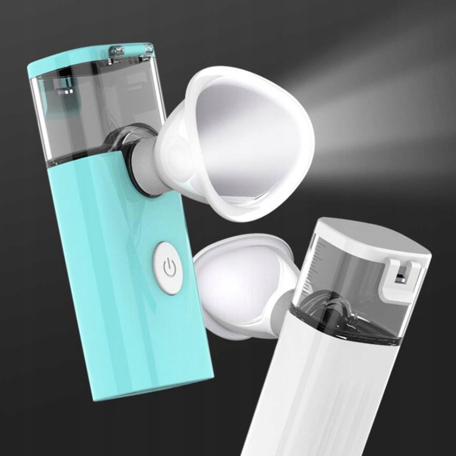 Facial Nano Spray Mist Sprayer Silk Moxa Pad Heat Cool Compress Gel blue Medical device no