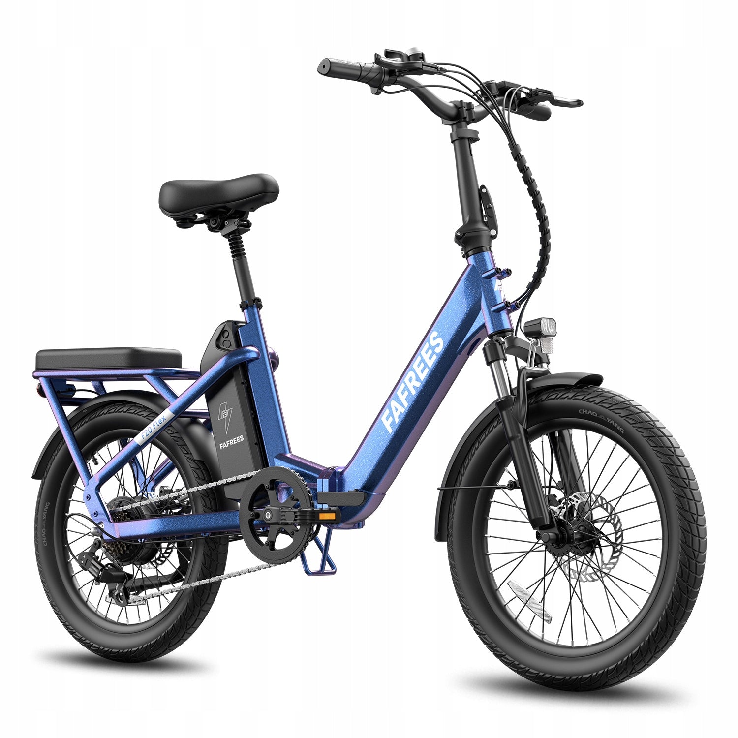 Fafrees Flex Folding Electric Bike 250W 25km/h 36v 20Ah 100km 20"tires Manufacturer code Shimano-7-S Czujnik momentu obrotowego 43Nm 5
