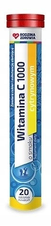 Family Health vitamin C 1000 20 effervescent tablets