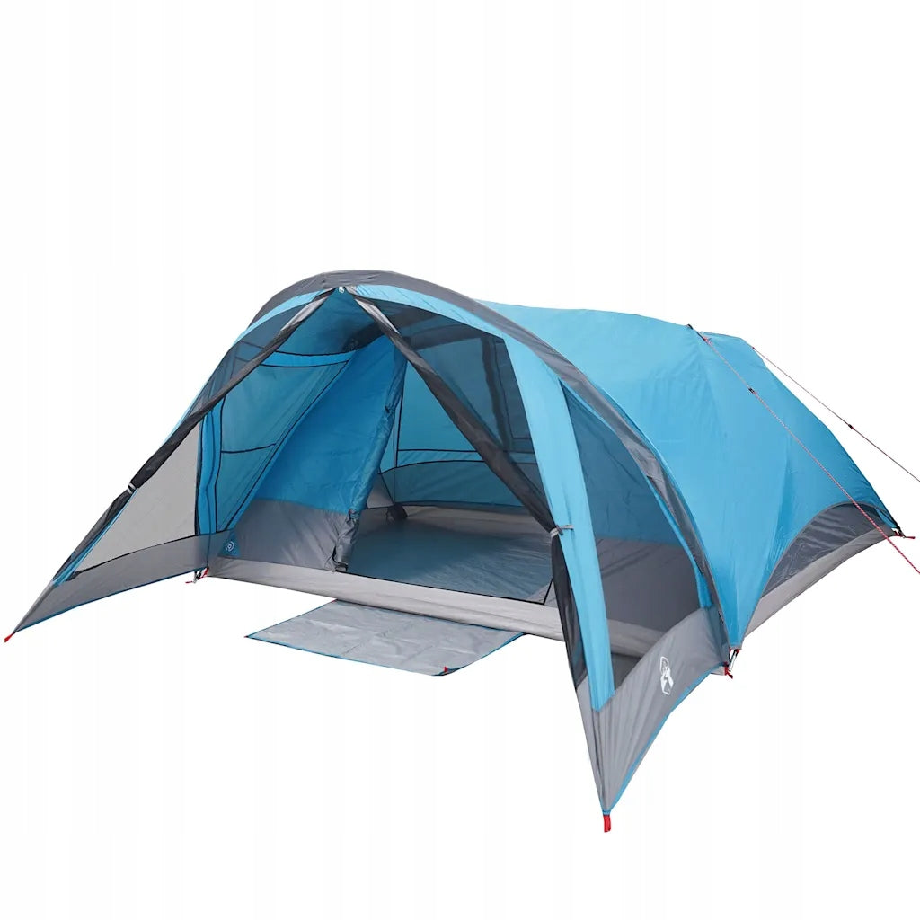 Family Tent, 6-Person, Blue, Waterproof Brand VidaXL