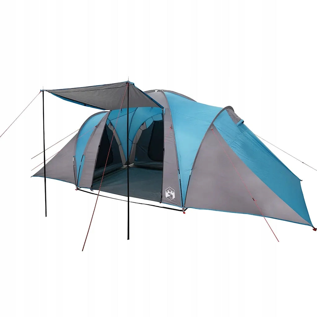 Family Tent, Dome, 6-Person, Blue, Waterproof Brand VidaXL