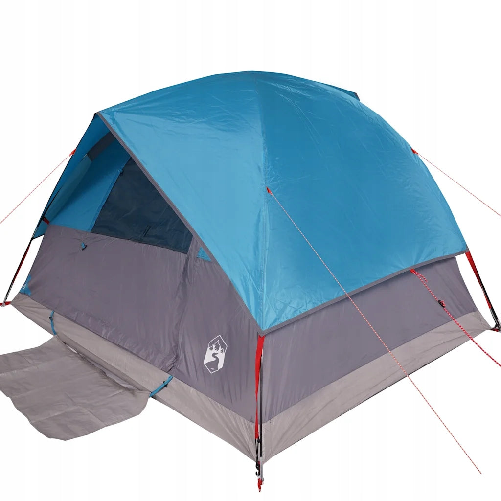 Family Tent, Dome, 6-Person, Blue, Waterproof Model nowy