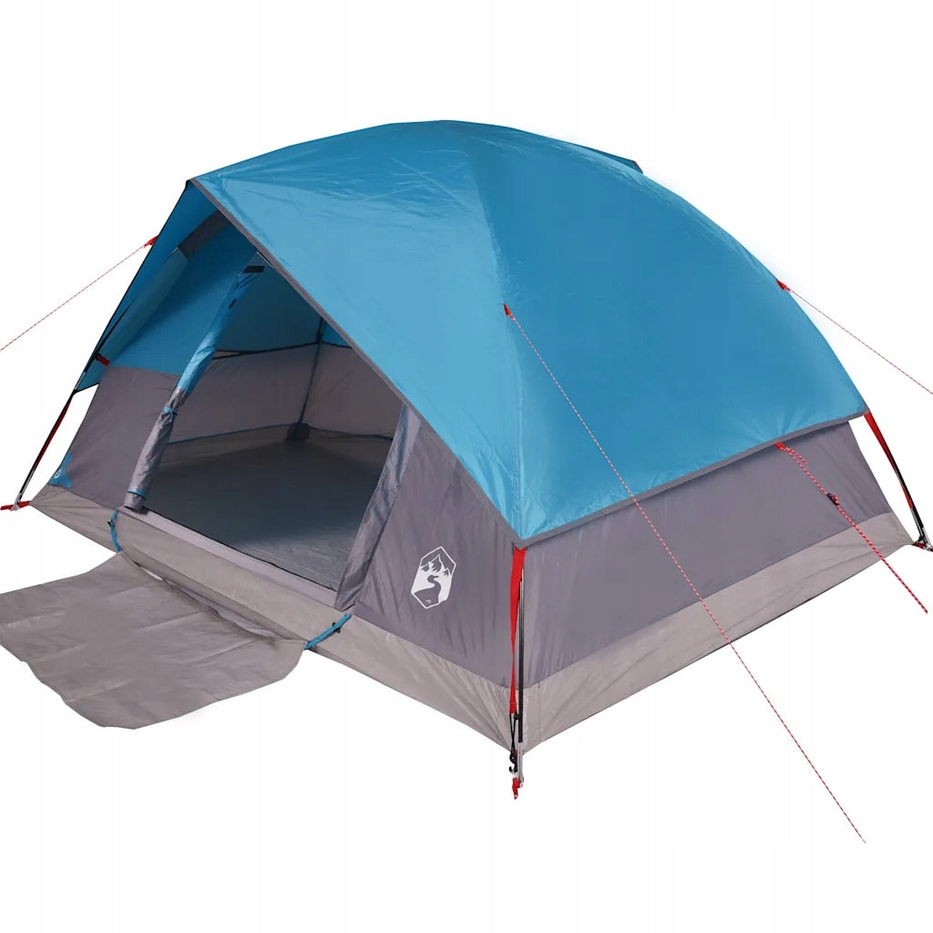 Family Tent, Dome, 6-Person, Blue, Waterproof Waterproofness less than 1500 mm