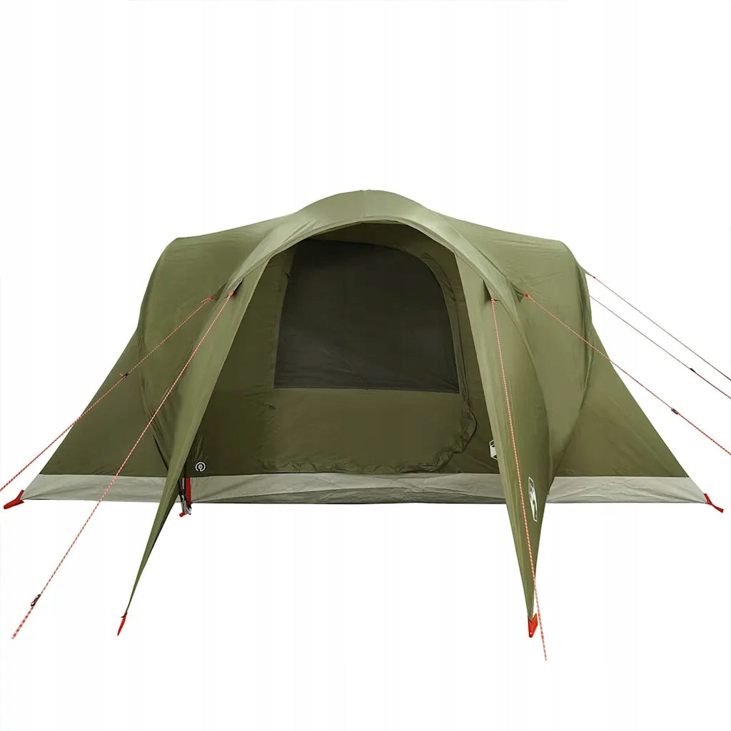 Family Tent, Dome, 6-Person, Olive, Waterproof Number of people 6