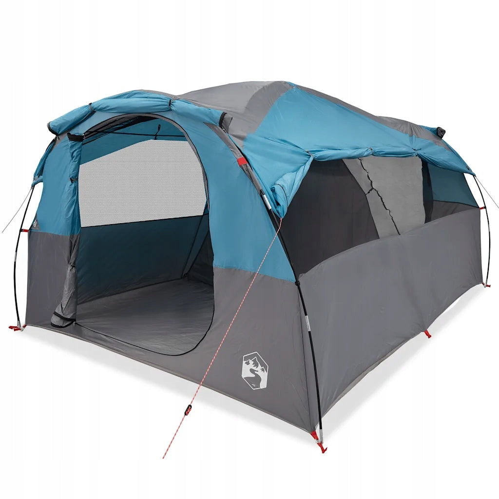 Family Tent, Tunnel, 6-Person, Blue, Waterproof