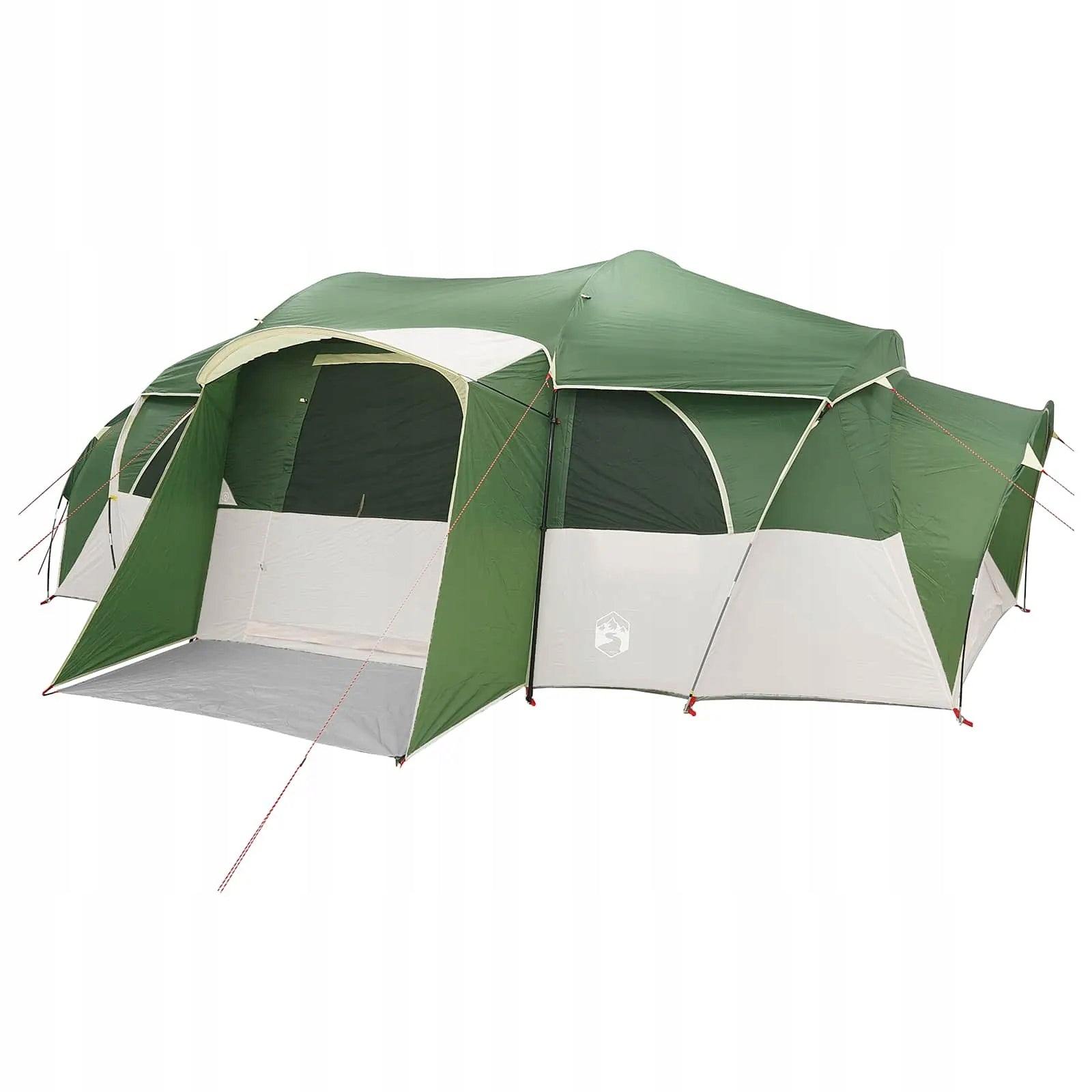 Family Tent with Tropical Waterproof Green 10-Person Brand VidaXL